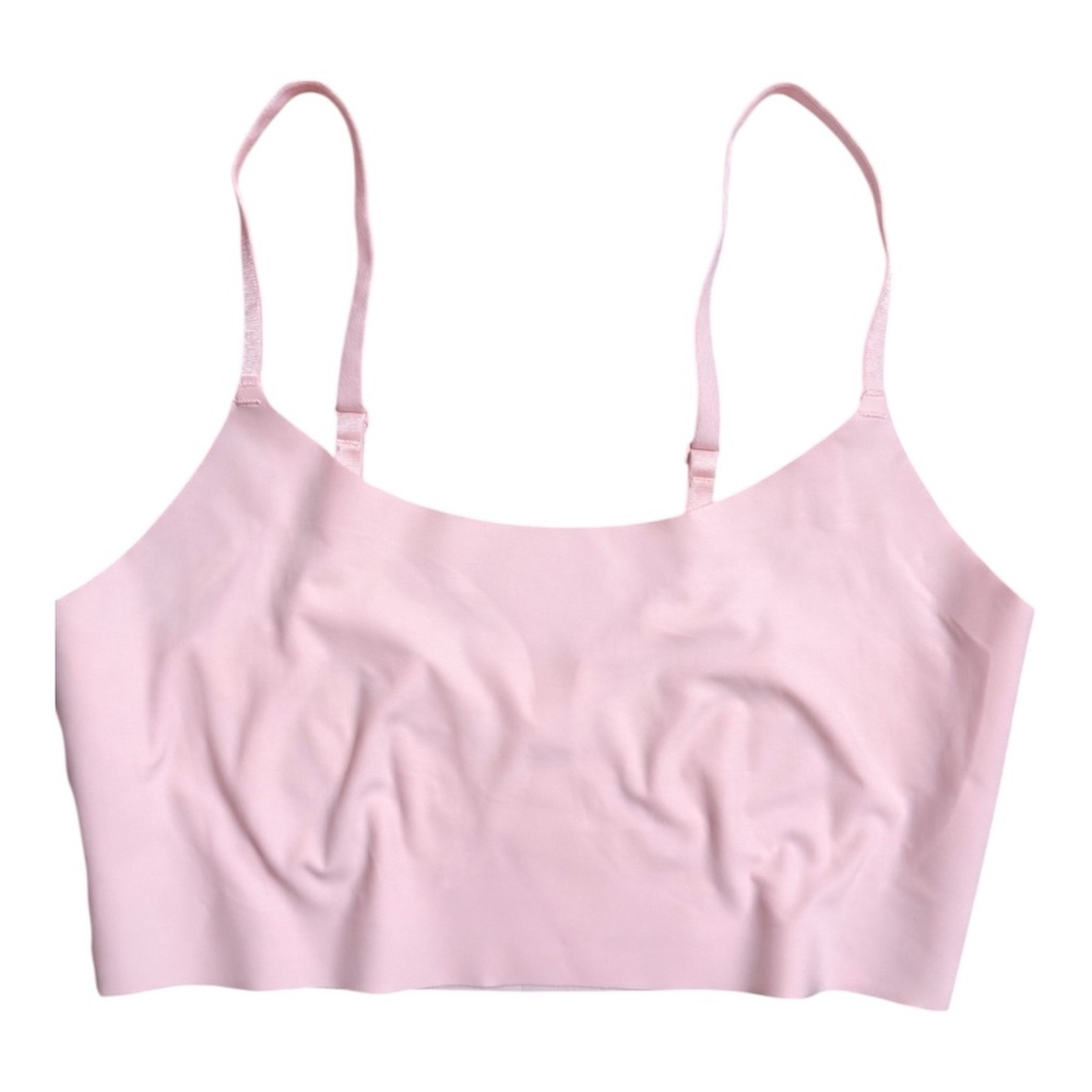 Thirdlove Adjustable Wireless Bra Light Pink Seam… - image 2